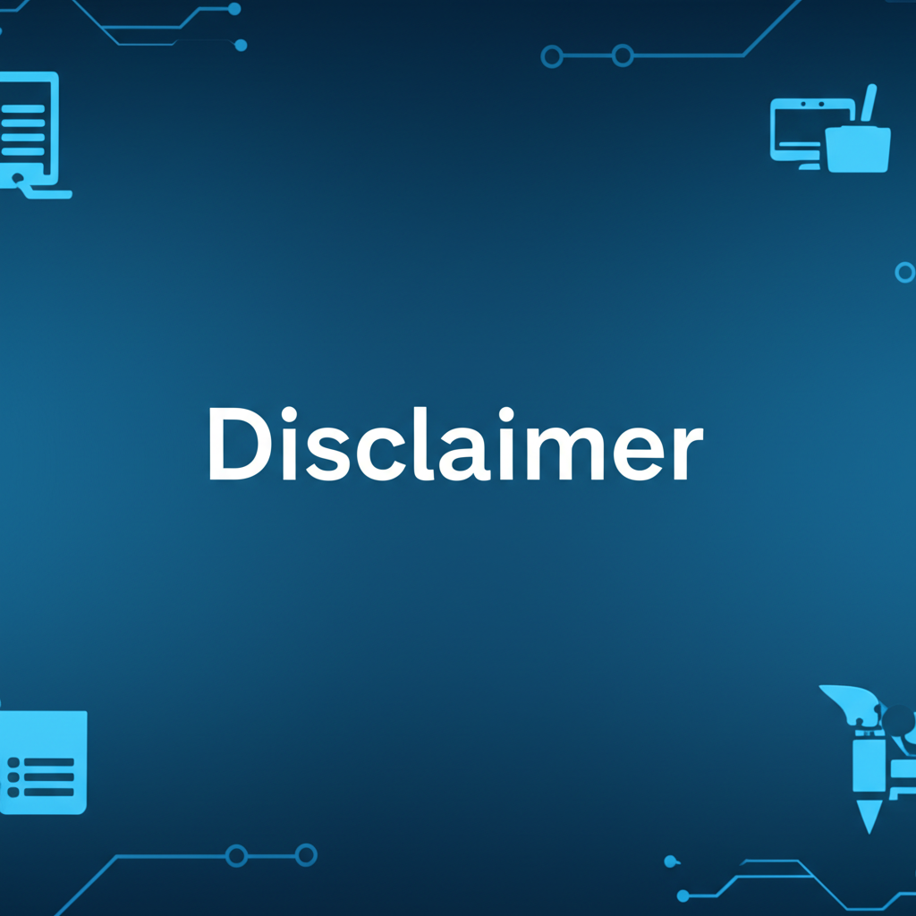 A legal document with a disclaimer stamp, symbolizing clarity and user agreement for the Fantasy Map Generator.