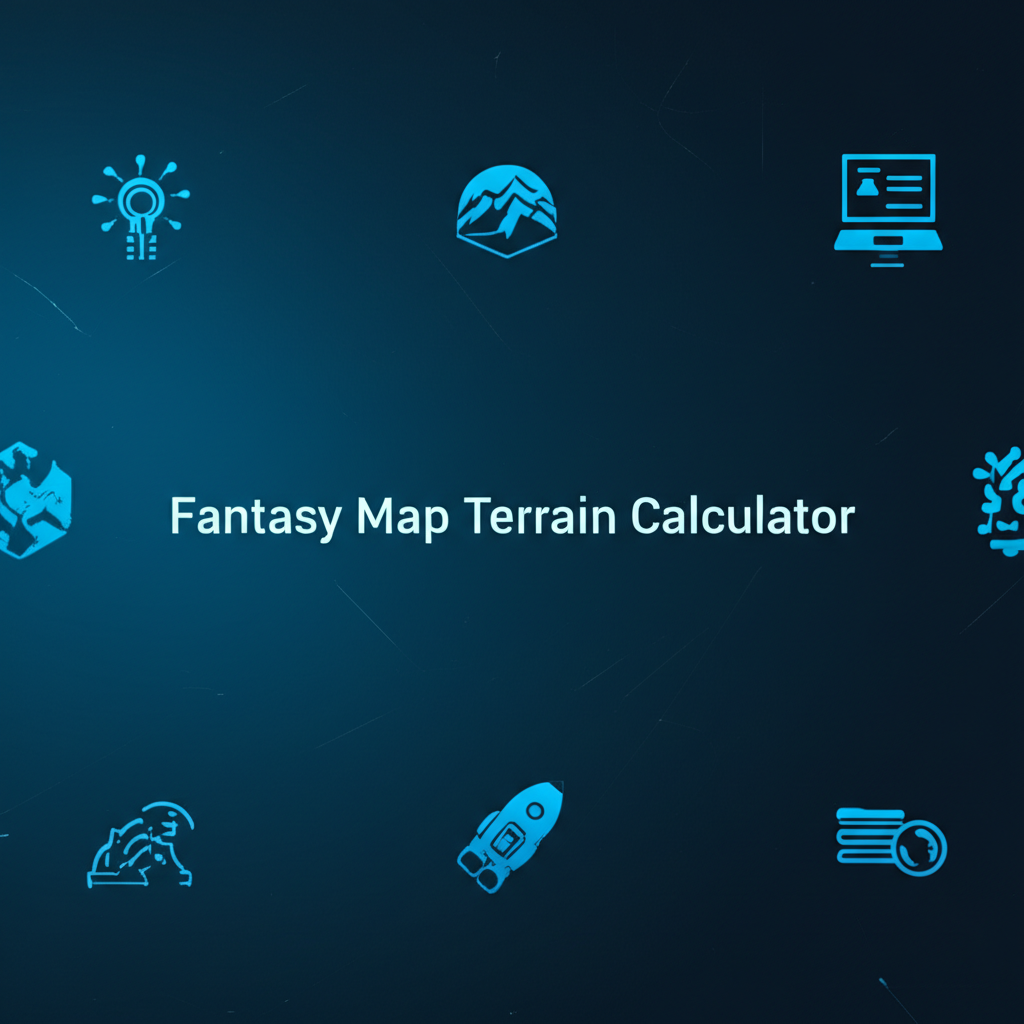 Fantasy Map Terrain Calculator in action